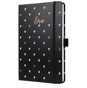 Diář "Jolie", Dark love, A5, týdenní, 2026, tvrdé desky, SIGEL J6335 Diář "Jolie", Dark love, A5, týdenní, 2026, tvrdé desky, SIGEL J6335