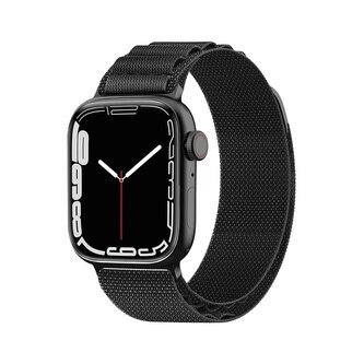 Pasek ze stalową sprzączką Alpine do Apple Watch 42 / 44 / 45 / 49 mm - czarny