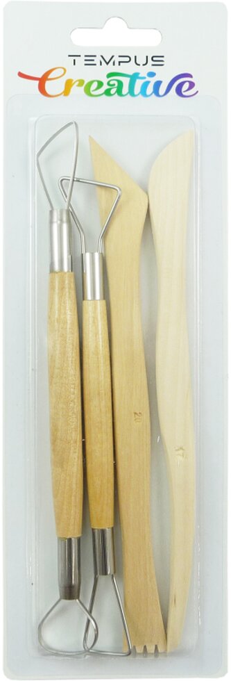 modelovací dlátka dřevěná 4ks