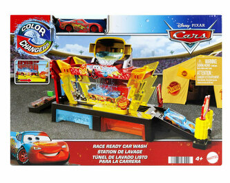 Cars Myjnia samochodowa Zmiana koloru Zestaw Zygzak McQueen JBM70 MATTEL