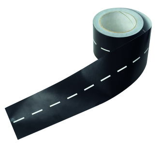 Samolepka silnice na roli, 10 m, šířka 8 cm Samolepka silnice na roli, 10 m, šířka 8 cm