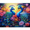Diamentowa mozaika Pawie dwa 30x40cm 2000381