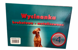Wycinanka A4 brokatowo-metalizowana 4 p20