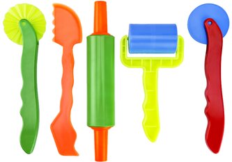 modelovací sada 5 kusů s válečkem BR-475