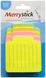 bloček samol.neon  70 x 70 4 barvy s linkami, s rozdruž., 4x50l závěs*