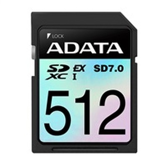 ADATA SDXC karta 512GB Express, Ie Gen3, UHS-I, C10, V30, (R:800 W:700 MB s)