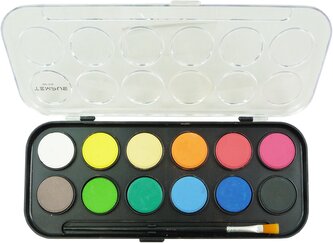 barvy vodové 30mm Tempus 12ks v sáčku