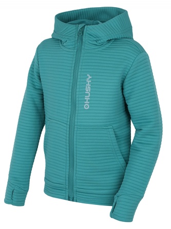 Dětská mikina s kapucí Anara K green - 128