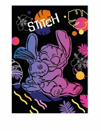 Disney Black. Disney Black. Zeszyt  A5. Kratka 32 k. Stitch 2