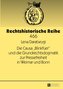 Die Causa «Blinkfüer» und die Grundrechtsdogmatik zur Pressefreiheit in Weimar und Bonn