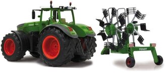 Traktor Fendt R/C + przetrząsarka karuzelowa