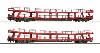 Roco Sada 2 ks vagónů na přepravu automobilů BTE - 77047