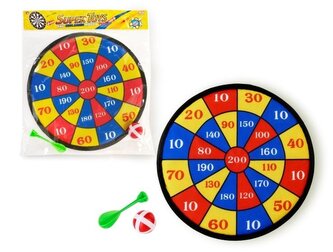 Tarcza z rzutkami na rzep