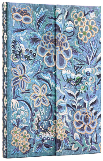 Notes Celebrate Hanfu Blue Willow Mini gładki, Paperblanks