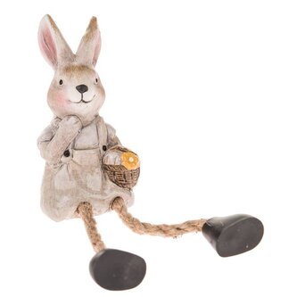 Keramický zajíc s visícíma nohama, 12/96