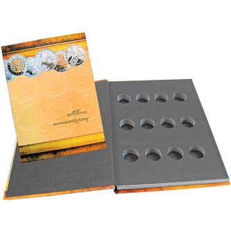 Album na monety 5 złotowe 4 karty 163 x 225 mm, Warta