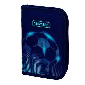 Piórnik 2klapk bez wyp Astrabag Football Light AC1