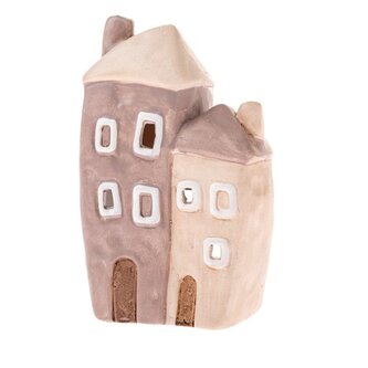 Keramický svícen -  domky, 4/32