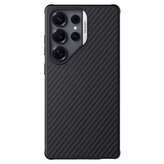 Nillkin Synthetic Fiber PRO Magnetic Zadní Kryt pro Samsung Galaxy S25 Ultra Silvery