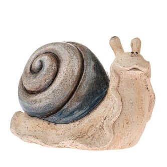 Zahradní dekorační šnek -  modrý  (magnesium), 0/4