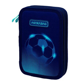 Piórnik podwójny bez wyp Astrabag Football Light