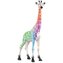 Żyrafa z tęczowymi cętkami Edycja na 90-lecie
