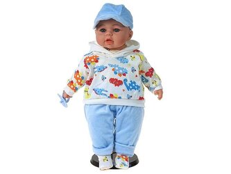 Lalka bobas śpiewa i mówi po polsku 45cm