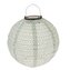 Textilní venkovní lampion se solárním LED světlem, 0/72