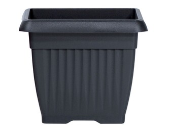 Květináč Terra antracit, varianta 19 cm