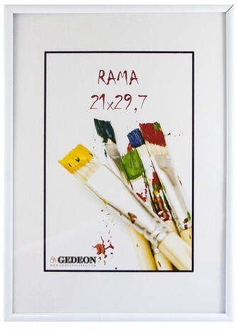 Ramka 40 x 50 cm BB4050W biała, Gedeon