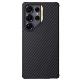 Nillkin Synthetic Fiber PRO Magnetic Zadní Kryt pro Samsung Galaxy S25 Ultra Gold