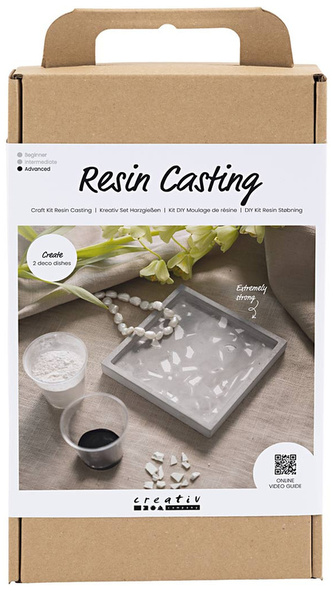 Zestaw Żywica akryl. Kwadratowe naczynie, Creative