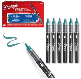 Marker akrylowy brush Green-zielony., Sharpie