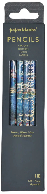 Ołówek Special Editions Monet Water Lilies op. 4szt, Paperblanks