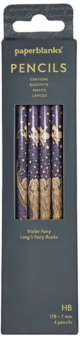 Ołówek Lang"s Fairy Books Violet Fairy op. 4szt, Paperblanks