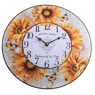 Dřevěné hodiny na zeď, 1/12