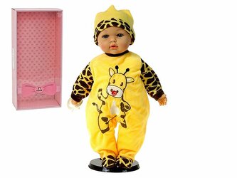 Lalka bobas śpiewa i mówi po polsku 45cm