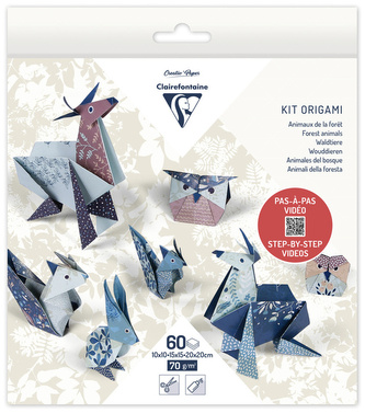 Origami Zwierzęta Leśne, Clairefontaine