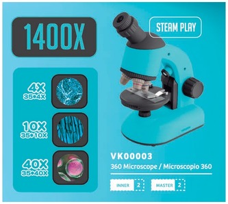 Mikroskop 360° 1400x Vision Kids, Kids