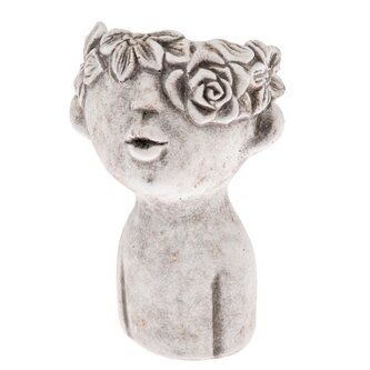 Betonový květináč - hlava, 0/12