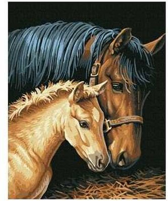 Numeromalowanie 40x50cm Macierzyńska troska BR4050476 (bez ramy), iPicasso