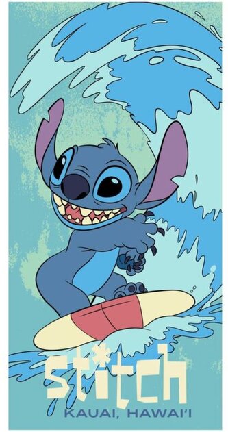 Dětský ručník - osuška Disney|Lilo & Stitch: Surf (70 x 140 cm)