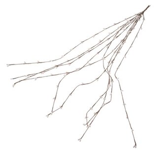 Umělý svazek bílé květy - 65cm, 24/240