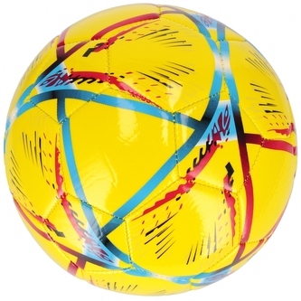 Piłka nożna 5/4w żółta, Mega Creative