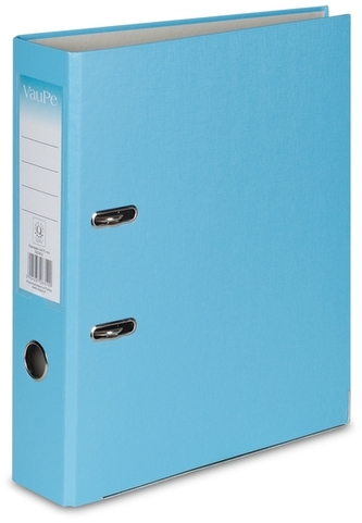 Segregator A4-50mm dźwig. z listwą Biznes błękitny, VauPe