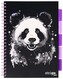Kołonotes Project Book A4 Panda Czarny 100k linia 80g, Strigo