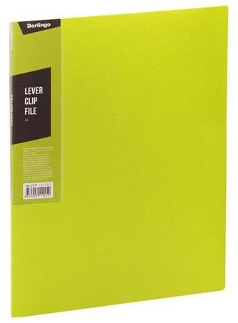Segregator z wąsem spring folder "Color Zone", 17 mm, 600 µm, jasnozielony, Berlingo