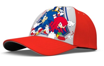 Dětská baseballová kšiltovka Sonic the hedgehog|Ježek Sonic: Kamarádi (velikost 52-54 cm)