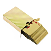 Zlaté hrací karty 54 ks - černé