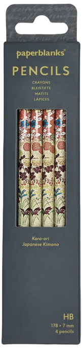 Ołówek Japanese Kimono Kara-ori op. 4szt, Paperblanks